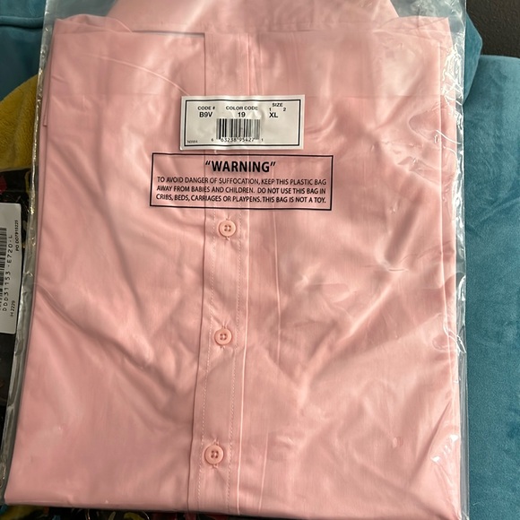 American Sweetheart XL pink button down casual shirt - Picture 15 of 15